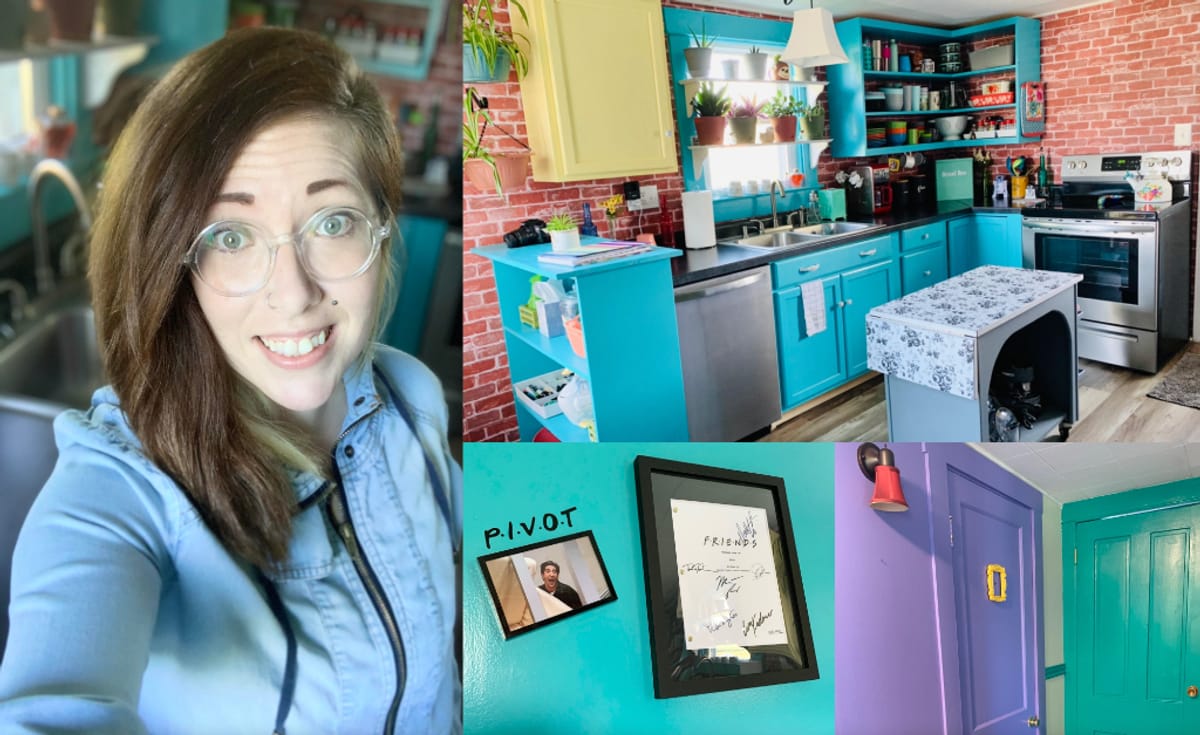 DIY Mum Creates Incredible F.R.I.E.N.D.S. Kitchen For Under £750