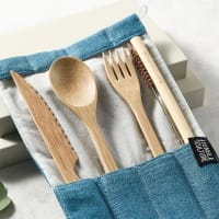 Reusable Bamboo Cutlery Sets