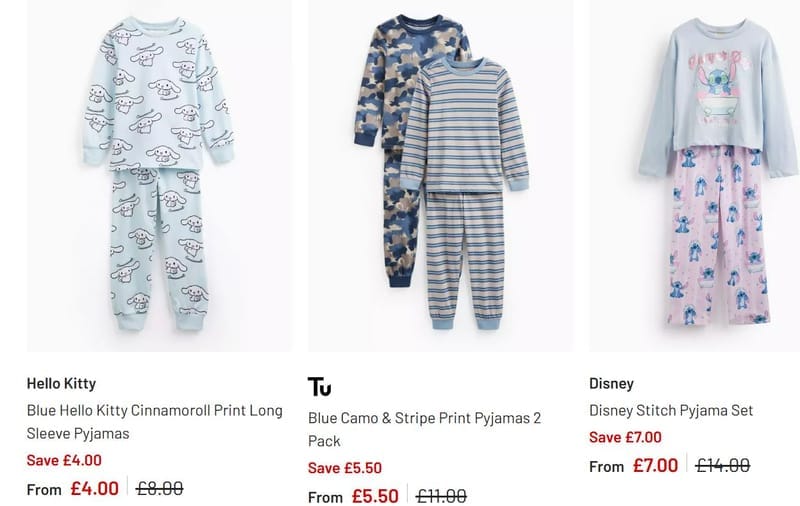 Argos Tu Clothing Up To 50% Sale All Departments From Just £1.20 + Free ...