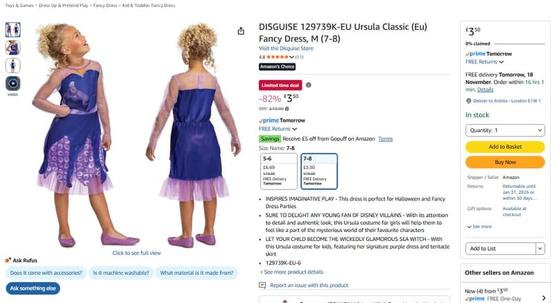 URSULA CAPE DRESS