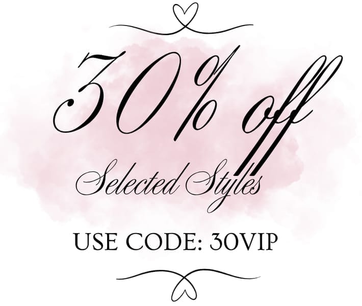 30% off Selected Styles