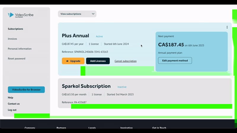 Unlimited Usage with Subscriptions