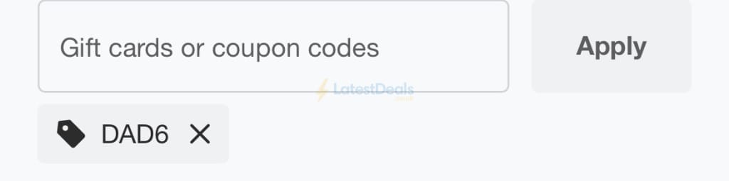 Screenshot of the Soufeel discount code working
