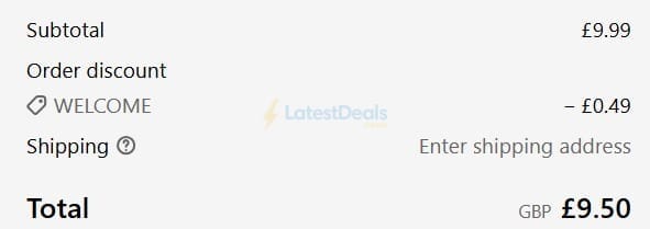 Screenshot of the Peeko discount code working
