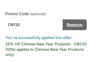 Screenshot of the Baker Ross discount code working