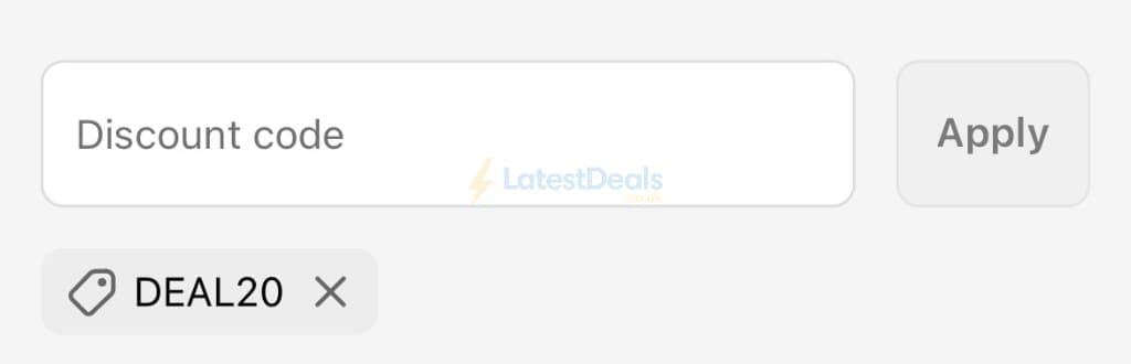 Screenshot of the Vahdam Teas discount code working
