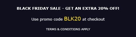Screenshot of the Justlinen discount code working