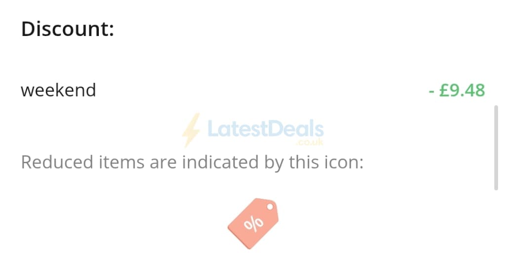 Screenshot of the Ulla Popken discount code working