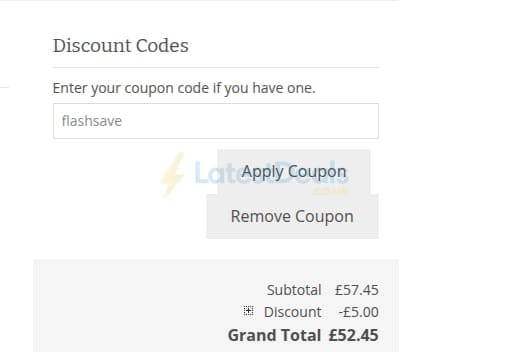 Screenshot of the The Knitting Network discount code working
