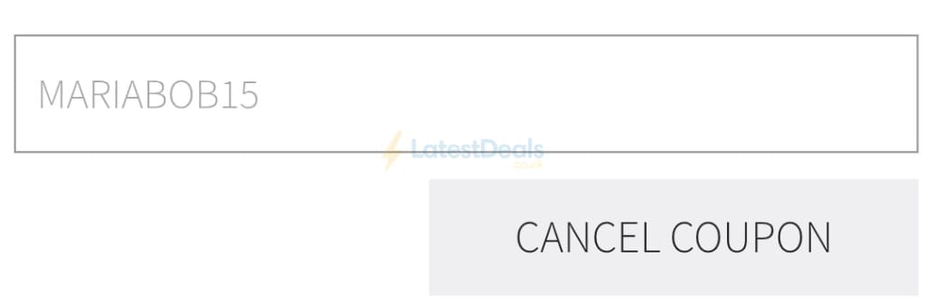 Screenshot of the Annie Haak Designs discount code working