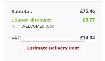 Screenshot of the Fire Protection Online discount code working