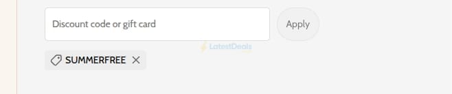 Screenshot of the Patisserie Valerie discount code working