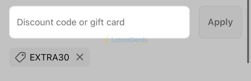 Screenshot of the Lamoda discount code working