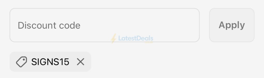 Screenshot of the ió Gut Health Drink discount code working
