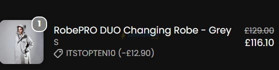 Screenshot of the Lumi Therapy discount code working