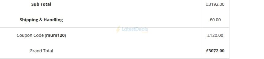 Screenshot of the SLRHut discount code working