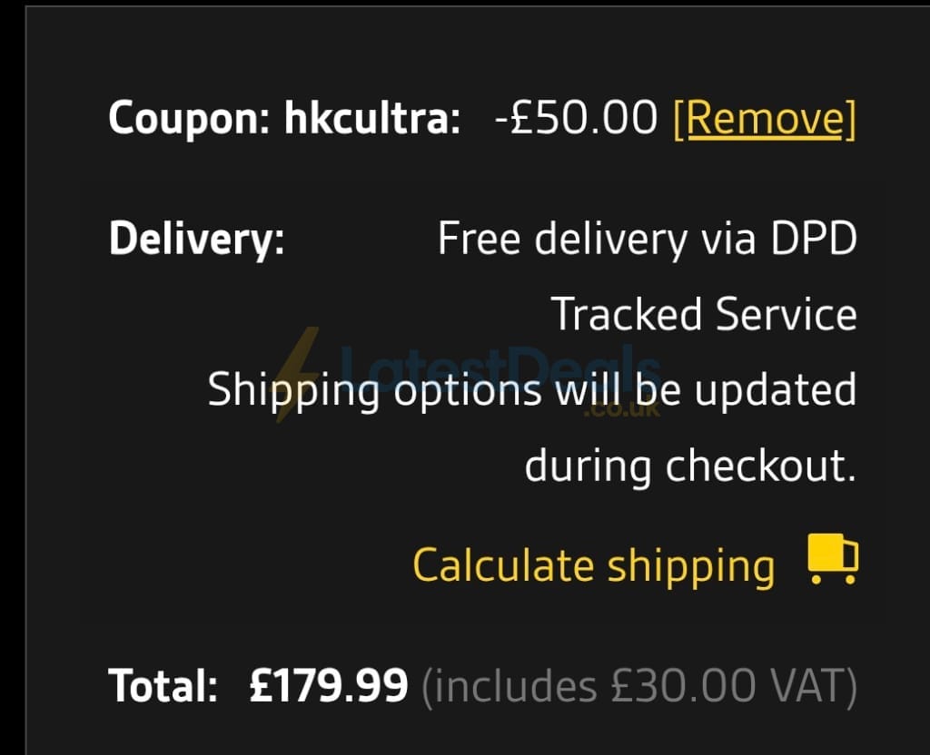 Screenshot of the Stormforce Gaming discount code working
