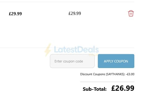 Screenshot of the Keep It Personal discount code working