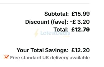 Screenshot of the Solar Centre discount code working