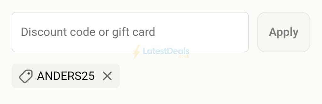 Screenshot of the Scandinavian Biolabs discount code working