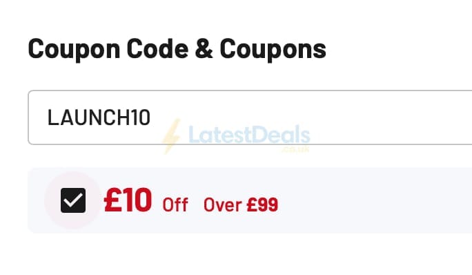 Screenshot of the Joybuy discount code working