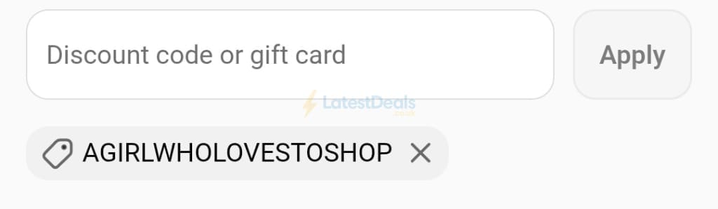 Screenshot of the Ok Beauty Box discount code working