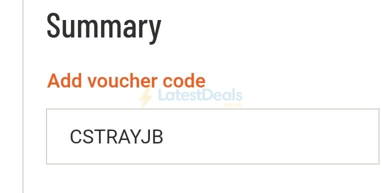 Screenshot of the Manutan discount code working