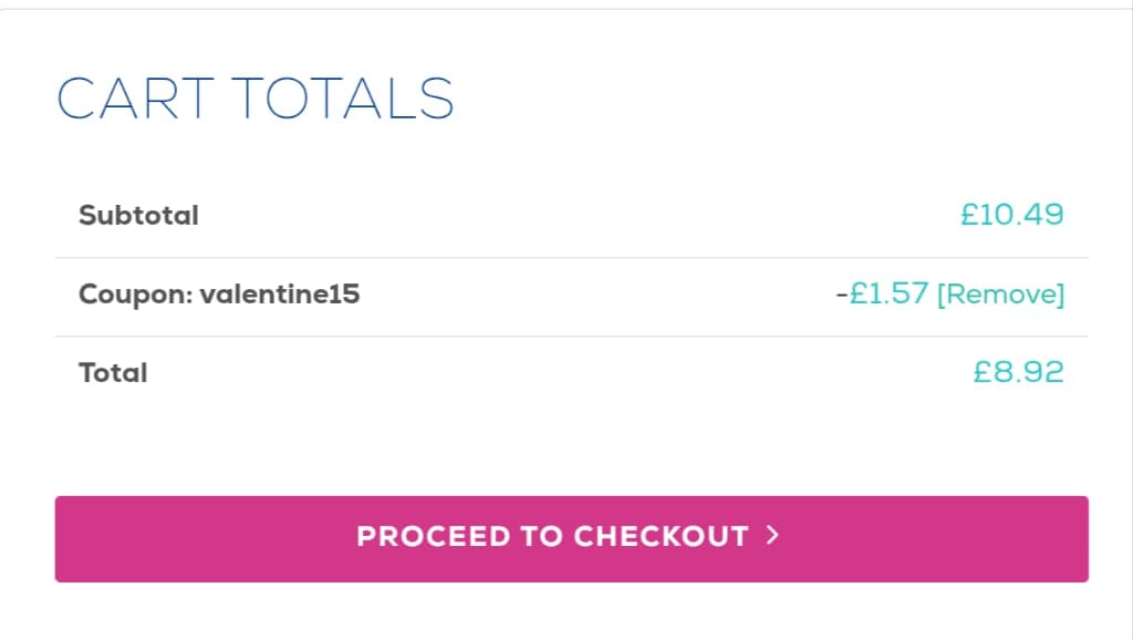 Screenshot of the Post My Meds discount code working