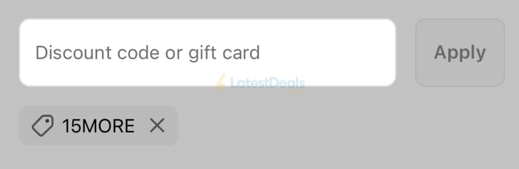 Screenshot of the Lamoda discount code working