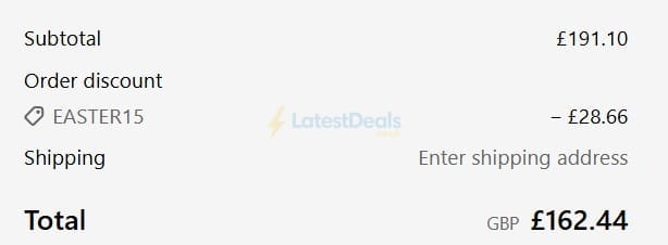Screenshot of the The Fish Society discount code working