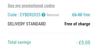 Screenshot of the Vinatis discount code working
