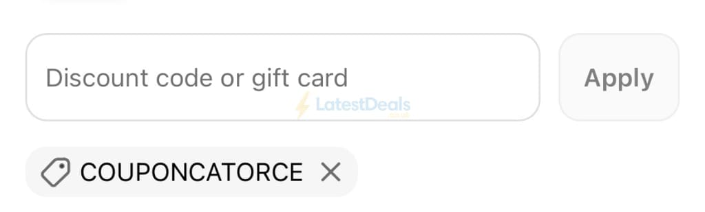 Screenshot of the Jungle Culture discount code working