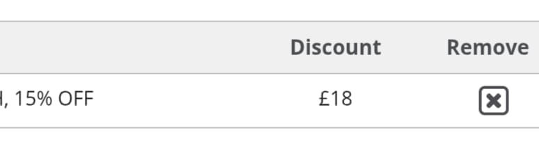Screenshot of the I Want Wallpaper discount code working