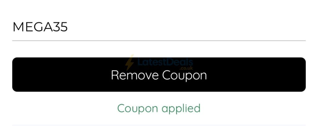 Screenshot of the myphotobook discount code working