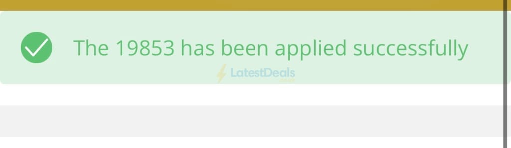 Screenshot of the Ulla Popken discount code working