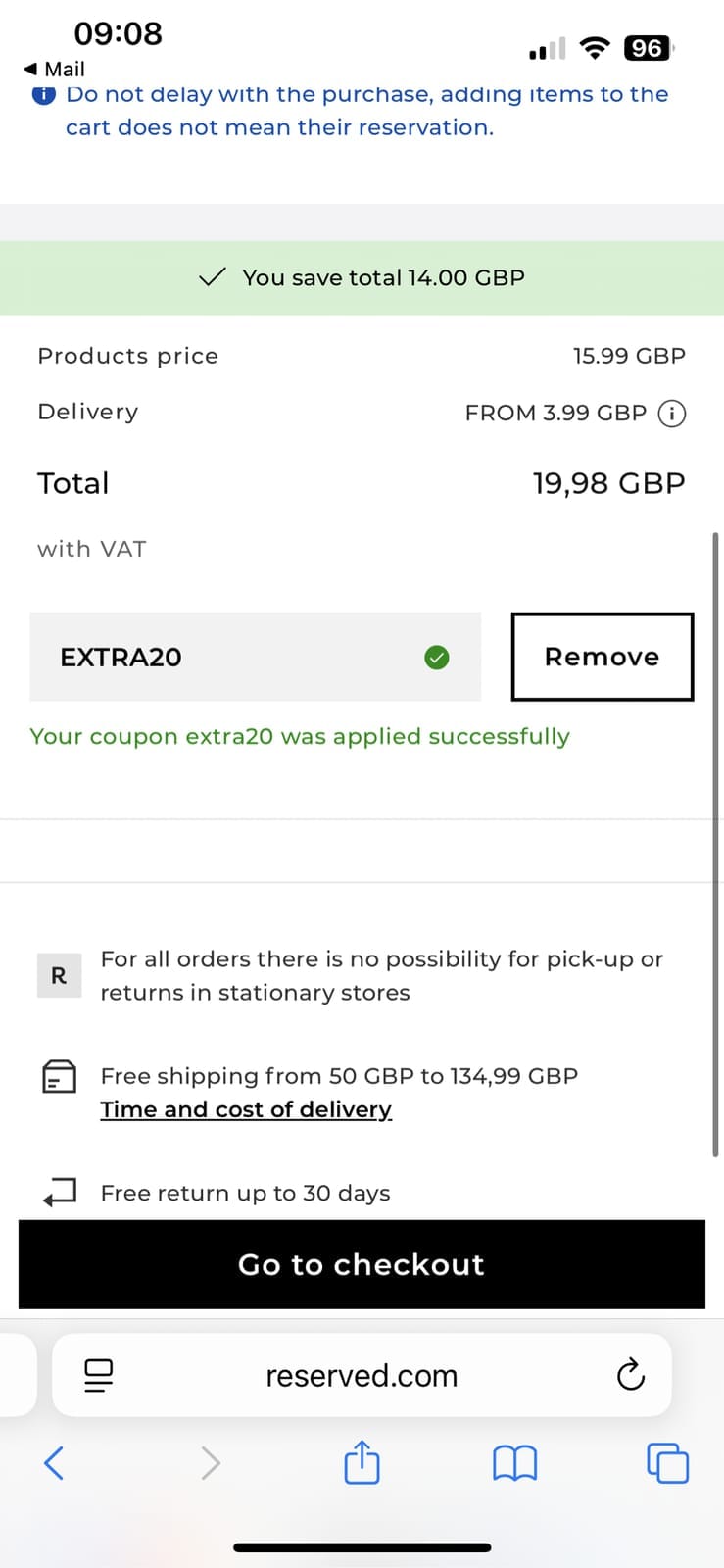 Reserved Discount Code - 77% Off in August 2026