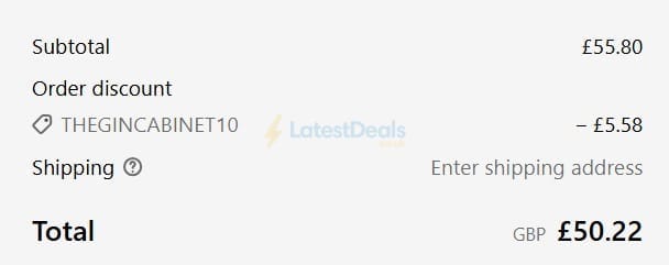 Screenshot of the O'Donnell Moonshine discount code working
