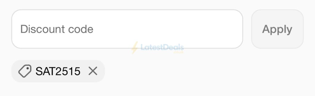 Screenshot of the Procoal discount code working