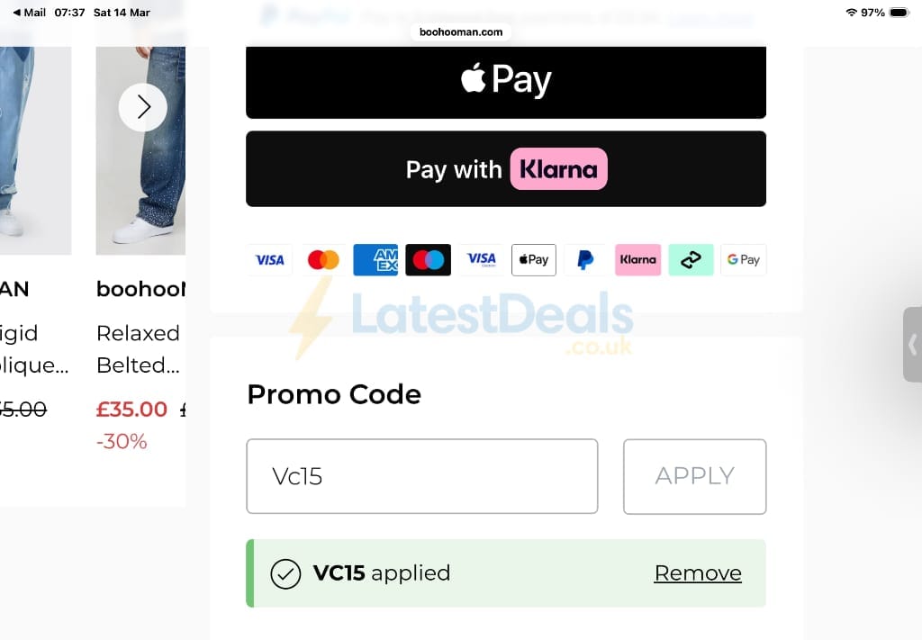 boohooMAN Discount Code - 70% Off in August 2026