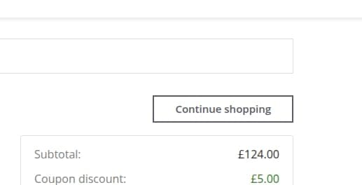 Screenshot of the hothair discount code working