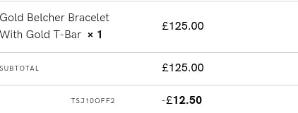 Screenshot of the Researching retailer tillysveaas.co.uk discount code working