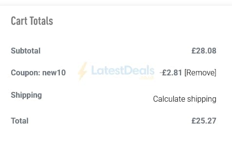 Screenshot of the Hormozi Coffee discount code working