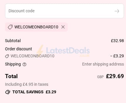 Screenshot of the Viviscal discount code working