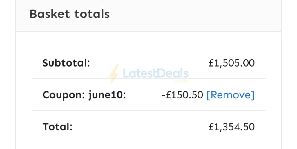 Screenshot of the Lead Academy discount code working