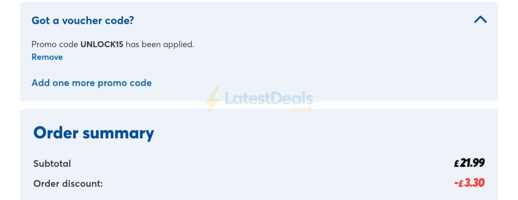Screenshot of the cardfactory discount code working