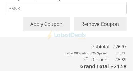 Screenshot of the The Knitting Network discount code working