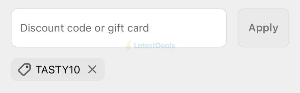 Screenshot of the Haar at Home discount code working