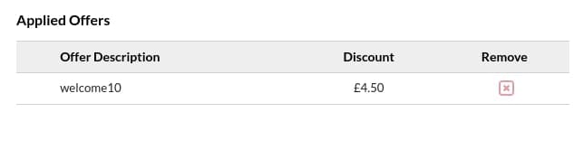 Screenshot of the Tights Tights Tights discount code working