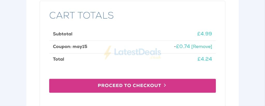 Screenshot of the Post My Meds discount code working