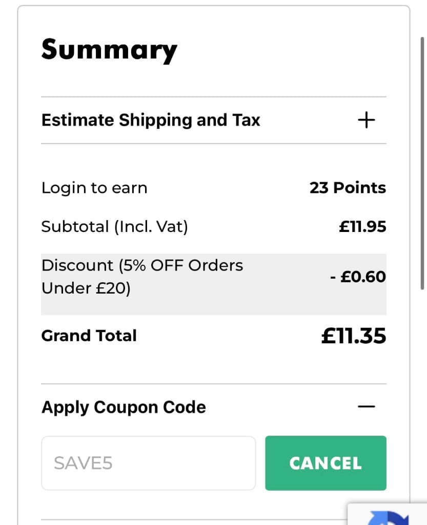Screenshot of the Ivel Valley Bird Food discount code working